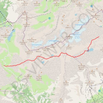 Tour du Wildhorn J1 GPS track, route, trail