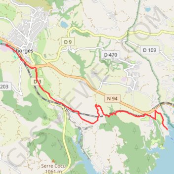 Baie Saint-Michel GPS track, route, trail
