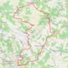 Jarnac Champagne 47 kms GPS track, route, trail