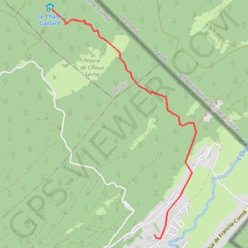 Chalet Gaillard GPS track, route, trail