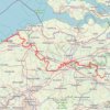 De Bruxelles vers la mer du Nord GR GPS track, route, trail