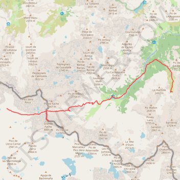 Traversée des Pyrénées - Étape 14 GPS track, route, trail