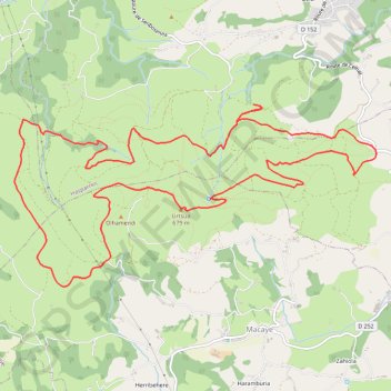 Ursuia de long en large GPS track, route, trail