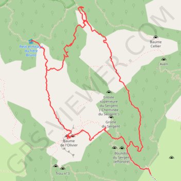 La voie Pagès - 8 Rappels GPS track, route, trail