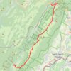 Mijoux - Chezery - 1 nuit - 30km GPS track, route, trail