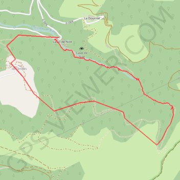 Laval de Nize GPS track, route, trail