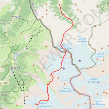 Aiguille du Génépi (Grands) GPS track, route, trail