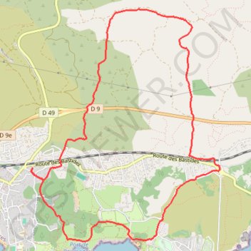 La Couronne- GPS track, route, trail