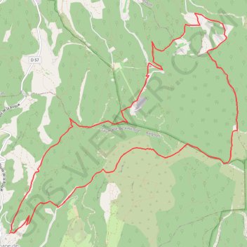 Boucle de Saumane par Saint Gens GPS track, route, trail