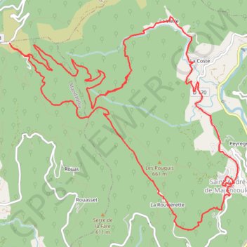 Col de Peyrefiche GPS track, route, trail