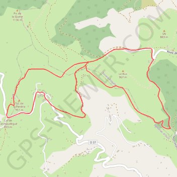 Les Passeurs - Haurac GPS track, route, trail