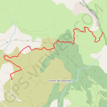 Col de la Gardette GPS track, route, trail