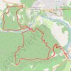 Remoulins les Vestiges du Pont du Gard GPS track, route, trail