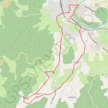 Gorges de l'Allier - Sur les Pas des Mineurs GPS track, route, trail