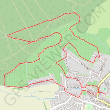 Pagny-sur-Moselle GPS track, route, trail