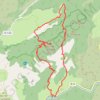 Les Rocs Trinquat, Pioch, de la Jarre et de la Vigne GPS track, route, trail