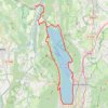 Circuit vélo : Tour du lac du Bourget GPS track, route, trail
