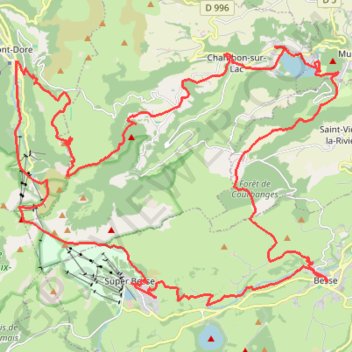 Auvergne GPS track, route, trail