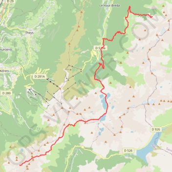 Belledonne GPS track, route, trail
