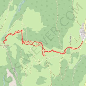 Morbier par routhennes GPS track, route, trail