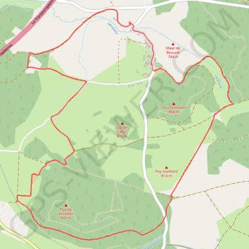 La Narse de Beaunit GPS track, route, trail