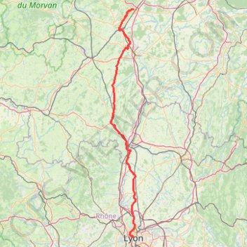 Route from Plac GPS track, route, trail