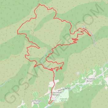 Hyères - Tour des Borrels GPS track, route, trail