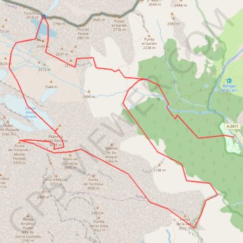 Monte Perdido par Esparrets GPS track, route, trail