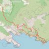 Calanques - Devenson - Paretti : Corniche Paretti GPS track, route, trail
