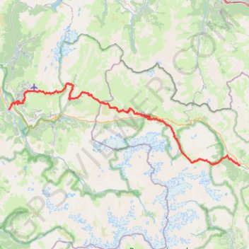 GR54 De Bourg-d'Oisans (Isère) à Le Monêtier-les-Bains (Hautes-Alpes) GPS track, route, trail