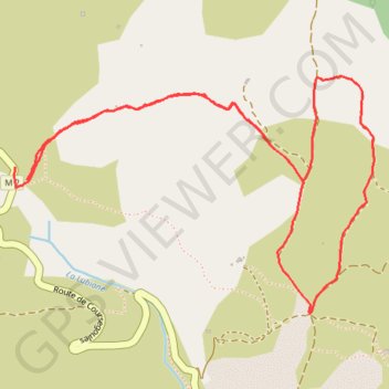 Col de Vence Plan des Noves GPS track, route, trail