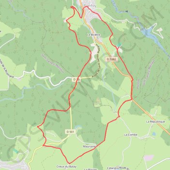 Le Vignolet GPS track, route, trail