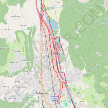 Boucle les Lacs des Ilettes GPS track, route, trail