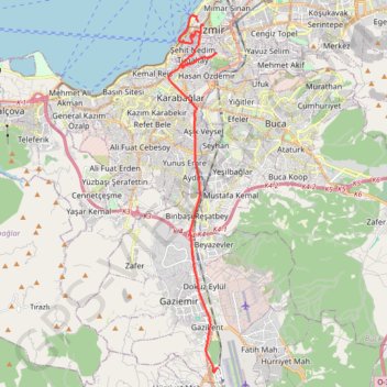 Turquie - Jour 1 GPS track, route, trail