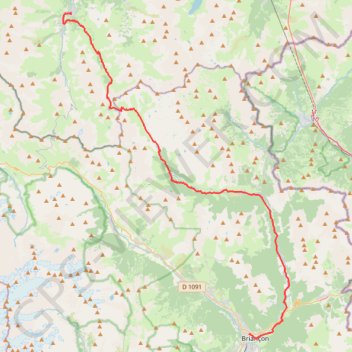 Valloire - Briançon GPS track, route, trail