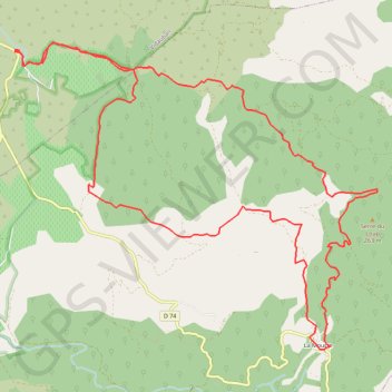 Boucle de La Nible GPS track, route, trail