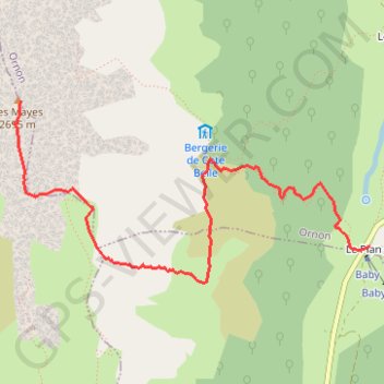 Les Mayes GPS track, route, trail