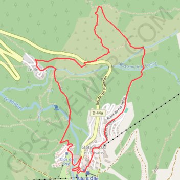 Bessey par Plan du Cerf GPS track, route, trail