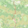 Chemin de Stevenson - Le Bleymard vers Le Pont-de-Montvert GPS track, route, trail