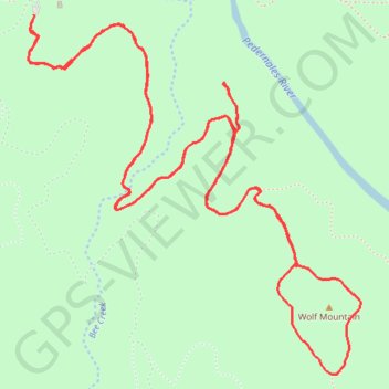 Pedernales Falls Wolf Mountain Loop GPS track, route, trail