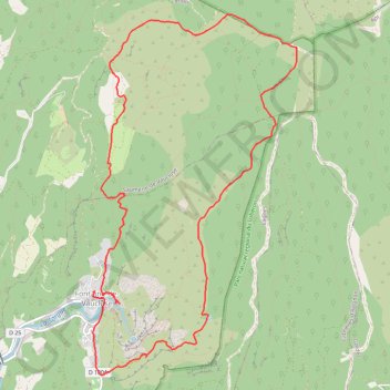 Balade Fontaine de Vaucluse GPS track, route, trail