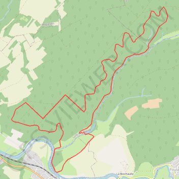 Foulain la Garenne GPS track, route, trail