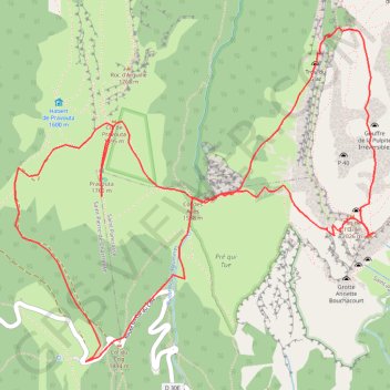 Rando dent crolles GPS track, route, trail