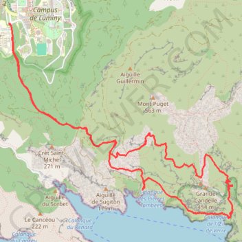 Sugiton-Col de la Candelle GPS track, route, trail