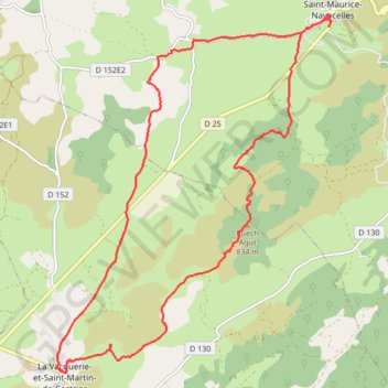 Puech Agut GPS track, route, trail