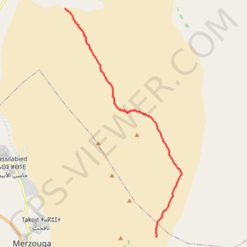 Traversée de l'Erg Chebbi GPS track, route, trail