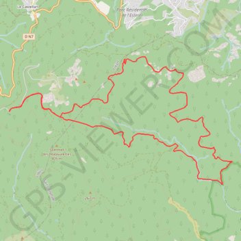 Marche esterel GPS track, route, trail