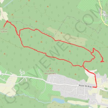 Le Val-Chapelle Paracole-Mont Cuit GPS track, route, trail