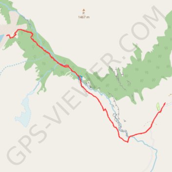 Wanderung zum Mirador de Las Torres (Nationalpark Torrel del Paine) GPS track, route, trail