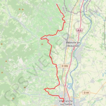 Marathon International du Beaujolais 2022-7773615 GPS track, route, trail